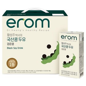 이롬 황성주 박사의 국산콩 두유 검은콩, 190ml, 20개