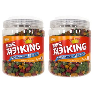 벨버드 져키킹 강아지 간식 S