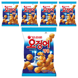 오징어땅콩, 98g, 5개