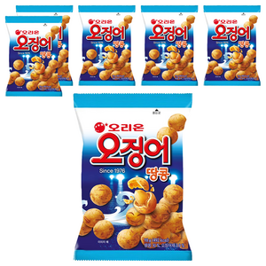 오리온 오징어 땅콩, 98g, 6개