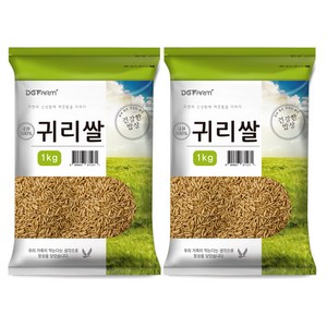 건강한밥상 국산 귀리쌀, 1kg, 2개