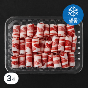 미국산 우삼겹 돌돌말이 (냉동), 500g, 3개