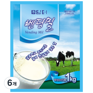 담터 벤딩밀덕용 분말, 1kg, 6개