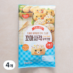 동원 꼬마사각 유부초밥, 150g, 4개