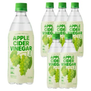 클룹 애사비소다 샤인머스캣 제로 탄산음료, 500ml, 6개