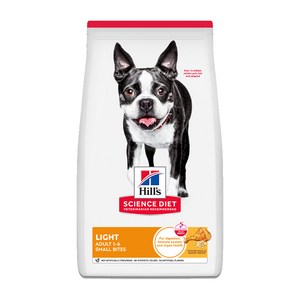 힐스사이언스다이어트 강아지 어덜트 스몰 바이트 기능성 사료, 다이어트(체중유지), 2kg, 1개