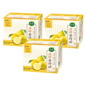 순작 모과 유자차 티백