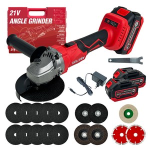 디케이켈슨 켈슨 21V 그라인더 DK-MTGR01 본품 + 배터리2개 세트