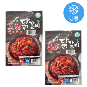 봄내춘천닭갈비 (냉동), 1kg, 2개