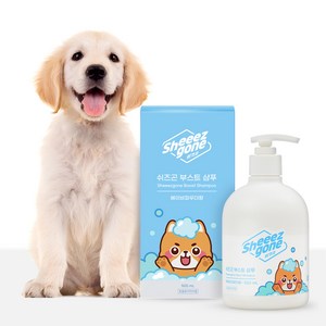 쉬즈곤 부스트 베이비파우더 향 강아지 저자극 샴푸, 500ml, 1개