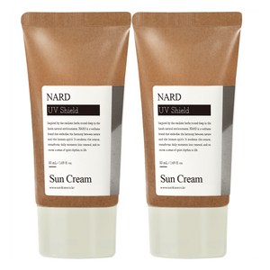 나드 UV 쉴드 선크림 SPF50+ PA++++, 50ml, 2개