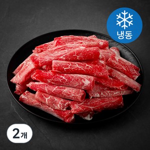 호주산 앞다리 불고기 샤브용 (냉동), 500g, 2개