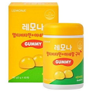 레모나 멀티비타민 미네랄 구미, 60정, 1개