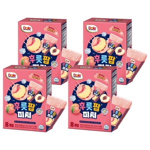 돌 후룻팝 피치 8p, 496ml, 4개
