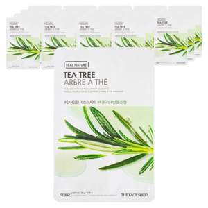 더페이스샵 갈아만든 티트리 마스크시트, 1개입, 20개