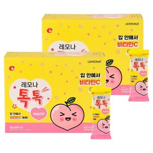 레모나 톡톡 비타민C 100포, 200g, 2개