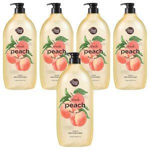 샤워메이트 바디워시 복숭아, 1.2kg, 5개