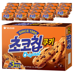 오리온 초코칩쿠키, 192g, 20개