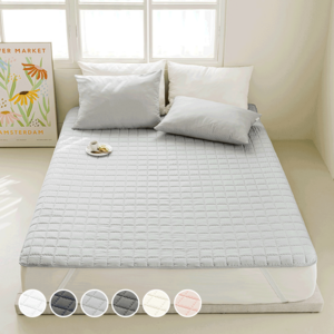 더자리 디 베이직 항균 누빔 고정밴드 침대패드