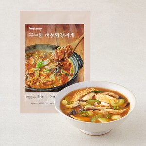 프레시지 구수한 버섯된장찌개 밀키트 2인분, 255g, 1개