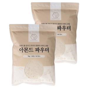 다맘 아몬드 파우더, 1kg, 2개