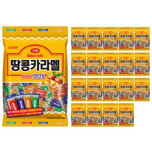 크라운 땅콩카라멜, 120g, 20개