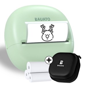 바우아토 스티코팝 멀티 라벨 네임스티커 무선 블루투스 미니 감열식 라벨 프린터