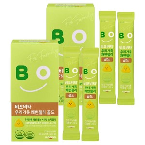 비오비타 우리가족 쾌변젤리 골드, 400g, 2개