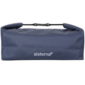 Sistema 벤토 접이식 쿨러 도시락 가방, 인디고파우더, 290 x 195 ..., 1개
