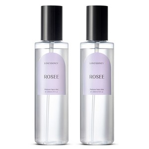 loveydovey 섬유향수, 200ml, 2개, 로제 시그니처