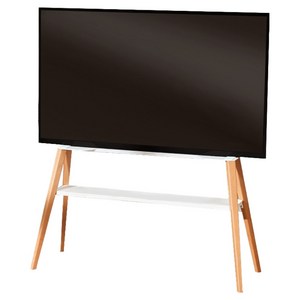 엘디엘마운트 벽면 밀착 이젤형 TV 거치대 삼성 LG 호환 선반 티비 스탠드 화이트