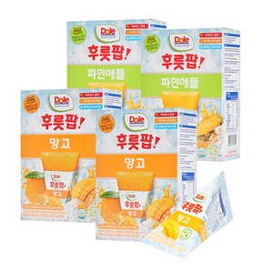 돌 후룻팝 파인애플 16p + 망고 16p, 62ml, 1세트