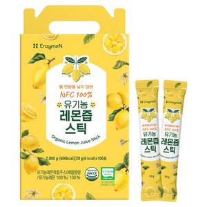 엔자임엔 NFC 100% 유기농 레몬즙 스틱 20g 100포, 2kg, 1개