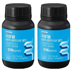 지큐랩 100억 생유산균 골드, 60정, 2개