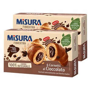 미주라 초코 통밀 크로와상, 308g, 2개