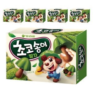 초코송이 오리온 말차맛, 45g, 5개