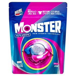 비트 몬스터 팟 10X 삶음파워 캡슐세제 유칼립투스 러쉬, 25개입, 1개