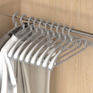 올지 올인원 회전 어깨뿔방지 옷걸이, 그레이, 30개