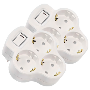 써보니 크로버형 스위치 멀티탭 3구 16A, 2개