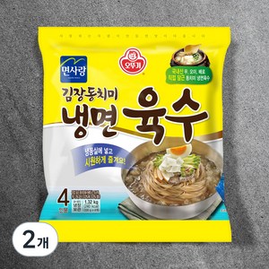 오뚜기 동치미맛 냉면육수 4인분, 1.32kg, 2개