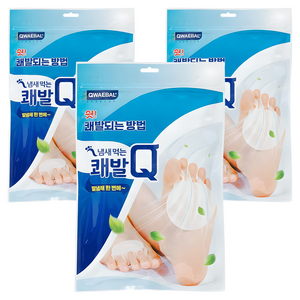 쾌발 Q 냄새먹는 풋케어 패드, 60매입, 3개