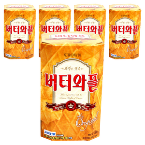 크라운 버터와플, 135g, 5개