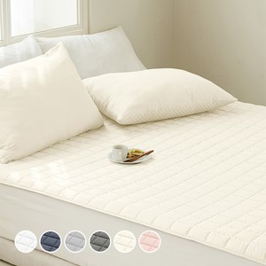더자리 디 베이직 누빔 고정밴드 침대패드