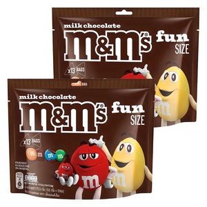엠앤엠즈 밀크 초콜릿 펀사이즈, 175.5g, 2개