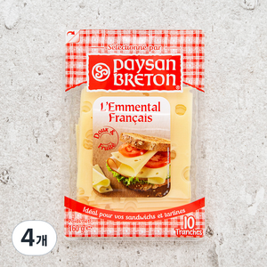 페이장브르통 에멘탈슬라이스 치즈 10매입