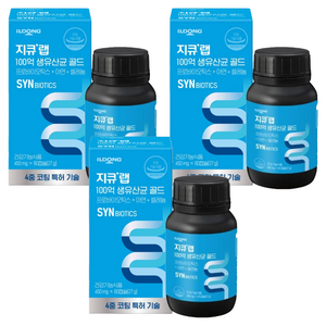 지큐랩 100억 생유산균 골드, 60정, 3개