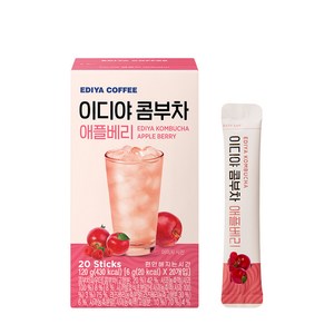 이디야커피 콤부차 애플베리, 1개, 20개입, 6g