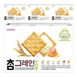 크라운 참그레인 우리밀, 192g, 4개