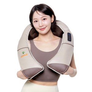 휴플러스 3D텐션 무선 어깨안마기 HPM-5000, 혼합색상