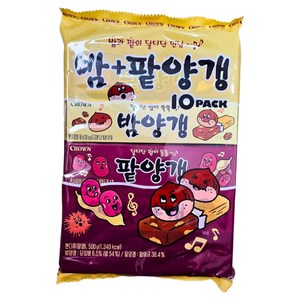 크라운 밤양갱+팥양갱, 500g, 1개